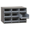 19 Series Heavy-Duty Steel Storage Cabinet, 16 Drawer (Drawer Dimensions: 4"W x 2 1/8"H x 10 9/16"D), Blue