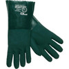 Supported PVC Gloves (Double Dipped, Sandy Finish, 14" Gauntlet) (12 Pair)