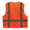 TruForce Class 2 Surveyor's Solid Safety Vest, Orange, Medium