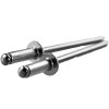 SSBSS 8-2 1/4 (.020-.125) x 0.35 Stainless 304 / Stainless 304 Dome Head Blind Rivet (100/Pkg.)