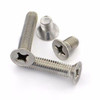 M8-1.25 x 16 mm (Fully Threaded) Flat Head Phillips 304 Stainless Steel Machine Screws (100/Pkg.)