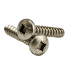 #14 x 1-1/4" Square Drive Pan Head Self-Tapping Screws Type A, 18-8 Stainless Steel (500/Pkg.)