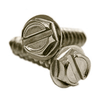 #14 x 1-1/2" Slotted Hex Washer Head Self Tapping Screws Type A, 316 Stainless Steel (200/Pkg.)