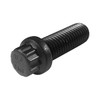 M16-2.00 x 50mm 12 Point Flange Bolt, Class 12.9, Plain, Partially Threaded (25/Pkg.)