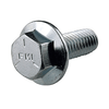 1/4"-20 x 3/4" Grade 5 Large Serrated Hex Flange Machine Bolts, Trivalent RoHs (2,300/Pkg.)