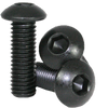 #8-36 x 7/16" Button Socket Head Cap Screws, Alloy Thermal Black Oxide (100/Pkg.)