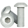 1/4"-20 x 2" Fully Threaded Button Socket Head Cap Screw, Alloy Mechanical Zinc CR+3 (100/Pkg.)