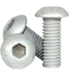 1/4"-20 x 2" Fully Threaded Button Socket Head Cap Screw, Alloy Mechanical Zinc CR+3 (300/Bulk Pkg.)