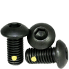 1/4"-20 x 1/2" Fully Threaded Button Socket Head Cap Screw, Alloy Thermal Black Oxide w/Nylon-Pellet (100/Pkg.)