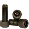 #6-32 x 1/4" (FT) Socket Cap Screws w/Pin Tamper Resistant Security Screws, Thermal Black Oxide (100/Pkg.)