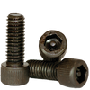 #8-32 x 3/4" (FT) Socket Cap Screws w/Pin Tamper Resistant Security Screws, Thermal Black Oxide (100/Pkg.)