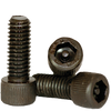 #10-24 x 1-1/4" (PT) Socket Cap Screws w/Pin Tamper Resistant Security Screws, Thermal Black Oxide (100/Pkg.)