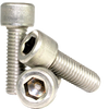 #8-32 x 3/8" Fully Threaded Left Thread Socket Head Cap Screws, 18-8 Stainless Steel (A2) (100/Pkg.)