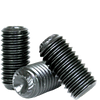 1/4"-28 x 3/16" Knurled Cup Point Socket Set Screws, Zinc-Bake CR+3 (100/Pkg.)