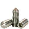 #2-56 x 3/32" Socket Set Screws Cone Point, 18-8 Stainless Steel (100/Pkg.)