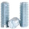 5/16"-18 x 7/8" Slotted Set Screws Coarse Alloy Case Harden Zinc (100/Pkg.)