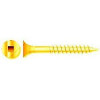 #8 x 3" Square Drive Bugle Head Deck Screws Zinc Yellow Cr+6, Hardened (2000/Bulk Pkg.)