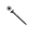 #9 x 1" Flat Head Square Particle Board Screws Plain, Hardened (9000/Bulk Pkg.)