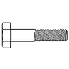 M8-1.25 x 55 mm Partially Threaded DIN931 / ISO4014 Metric 10.9 Hex Cap Screw Coarse Zinc Yellow Cr+6 (700/Bulk Pkg.)