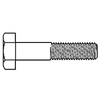 M10-1.50 x 30 mm Fully Threaded DIN 933 Metric 10.9 Hex Cap Screw Coarse Zinc Yellow Cr+6 (700/Bulk Pkg.)