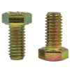 1/4"-20 x 3" Partially Threaded Hex Cap Screws Grade 8 Coarse Zinc-Yellow Cr+6 Bake (750/Bulk Pkg.)