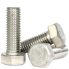 M5-0.80 x 50 mm Fully Threaded DIN 933 Hex Cap Screws Coarse Stainless Steel A2 (100/Pkg.)