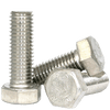 M12-1.75 x 200 mm Partially Threaded DIN 931 Hex Cap Screws Coarse Stainless Steel A2 (50/Bulk Pkg.)