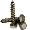 1/2"-6 x 9" Hex Lag Screws Low Carbon Plain (5/Pkg.)
