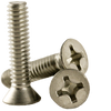 #4-40 x 5/16" (Fully Threaded) UNC Undercut Machine Screws Phillips Flat Head Coarse Stainless A2 (18-8) (1000/Pkg.)