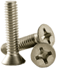#6-32 x 1" (Fully Threaded) UNC Undercut Machine Screws Phillips Flat Head Coarse Stainless A2 (18-8) (1000/Pkg.)