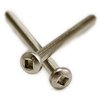 #10-24 x 1" (Fully Threaded) Machine Screwss Square Pan Head Stainless A2 (18-8) (500/Pkg.)