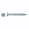 #8 x 1-5/8" Phillips Flat Head w/Nibs Particle Board Screws, Type 17, Zinc Plated (5,000/Bulk Pkg.)