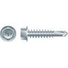 #6-20 x 5/8" Unslotted Indented Hex Washer Head Screw, #2 Point, Zinc Plated (15000/Bulk Pkg)