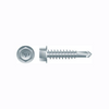 #14-14 x 4" Unslotted Indented Hex Washer Head Screw, #3 Point, Zinc Plated (500/Bulk Pkg)