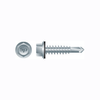 #10-16 x 1-1/4" Unslotted Indented Hex Washer Head Screw, #3 Point, Zinc w/Bonded NEO-EPDM Washer (2500/Bulk Pkg.)