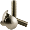 5/8"-11 x 2" Fully Threaded Carriage Bolts Coarse, 18-8 Stainless Steel (100/Bulk Pkg.)