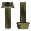 5/16"-18 x 3/4" Fully Threaded Serrated Hex Flange Screws, 18-8 Stainless Steel w/Wax (100/Pkg.)