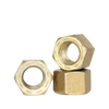 9/16"-12 PFC9, Hex All Metal Locknuts, Cad Yellow / Wax (USA) (1000/Bulk Pkg.)