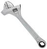 12" Chrome Proferred Mining Adjustable Wrench W/ Hammer