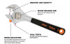 8" Matte Proferred Quick Snap Adjustable Wrench