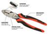 9 1/2" Tpr Grip Proferred High Leverage Heavy Duty Lineman's Pliers