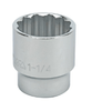 7/8" Standard 12 Point 1/2" Drive Sae Socket