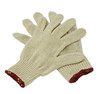 Large Poly/Cotton Knitted Natural Color Proferred Industrial Gloves (12/Pkg.)