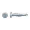 #6-20 x 3/8" Phillips Pan Head Self-Drilling Screw, #2 Point, Zinc Plated (20000/Bulk Pkg)