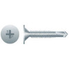 #10-24 x 3/4" Phillips Wafer Head Self-Drilling Screw, #3 Zinc Plated (7000/Bulk Pkg)