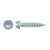 #8 x 1/2" Slotted Indented Hex Washer Head Self-Piercing Screws Zinc Plated, 1/4" AF (15000/Bulk Pkg)