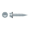 #8 x 3/4" Slotted Indented Hex Washer Head w/Bonded NEO-EPDM Washer Self-Piercing Screws Zinc Plated (5000/Bulk Pkg)