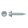 #8 x 2" Slotted Indented Hex Washer Head w/Bonded NEO-EPDM Washer Self-Piercing Screws Zinc Plated (2000/Bulk Pkg)