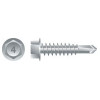 #8-18 x 1/2" 410 Self-Drilling Stainless Steel Unslotted Indented Hex Washer Head, Passivated & Waxed #2-Point (5000/Bulk Pkg)