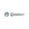 #14-14 x 3" 410 Self-Drilling Stainless Steel Unslotted Indented Hex Washer Head, Passivated & Waxed #3-Point (500/Bulk Pkg)